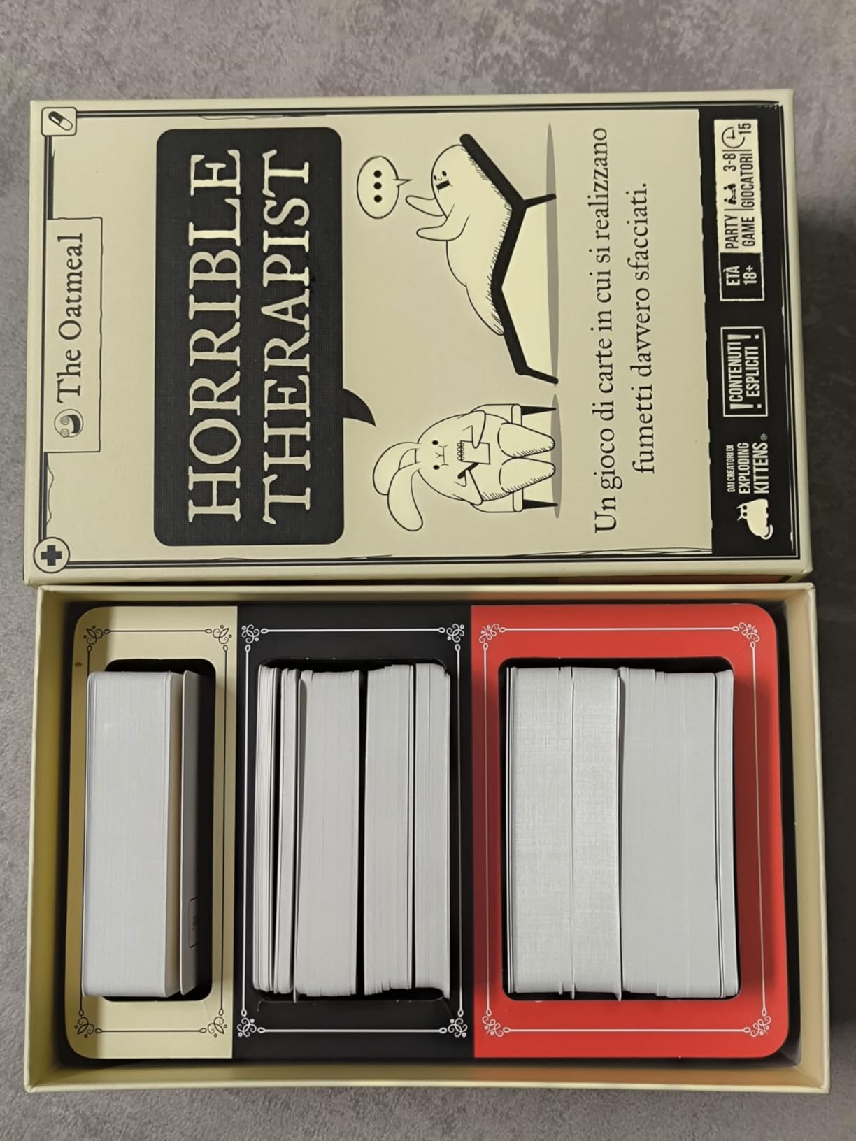Asmodee Party Games Horrible Therapist gioco carte adulti 18+
