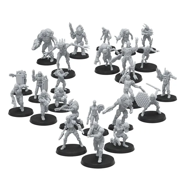Modiphius Mass Effect Miniatures Collector Bundle resina 32mm