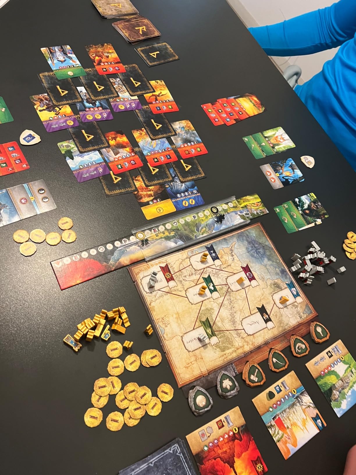 Asmodee Signore degli Anelli Duel for Middle-Earth gioco tavolo 2 giocatori