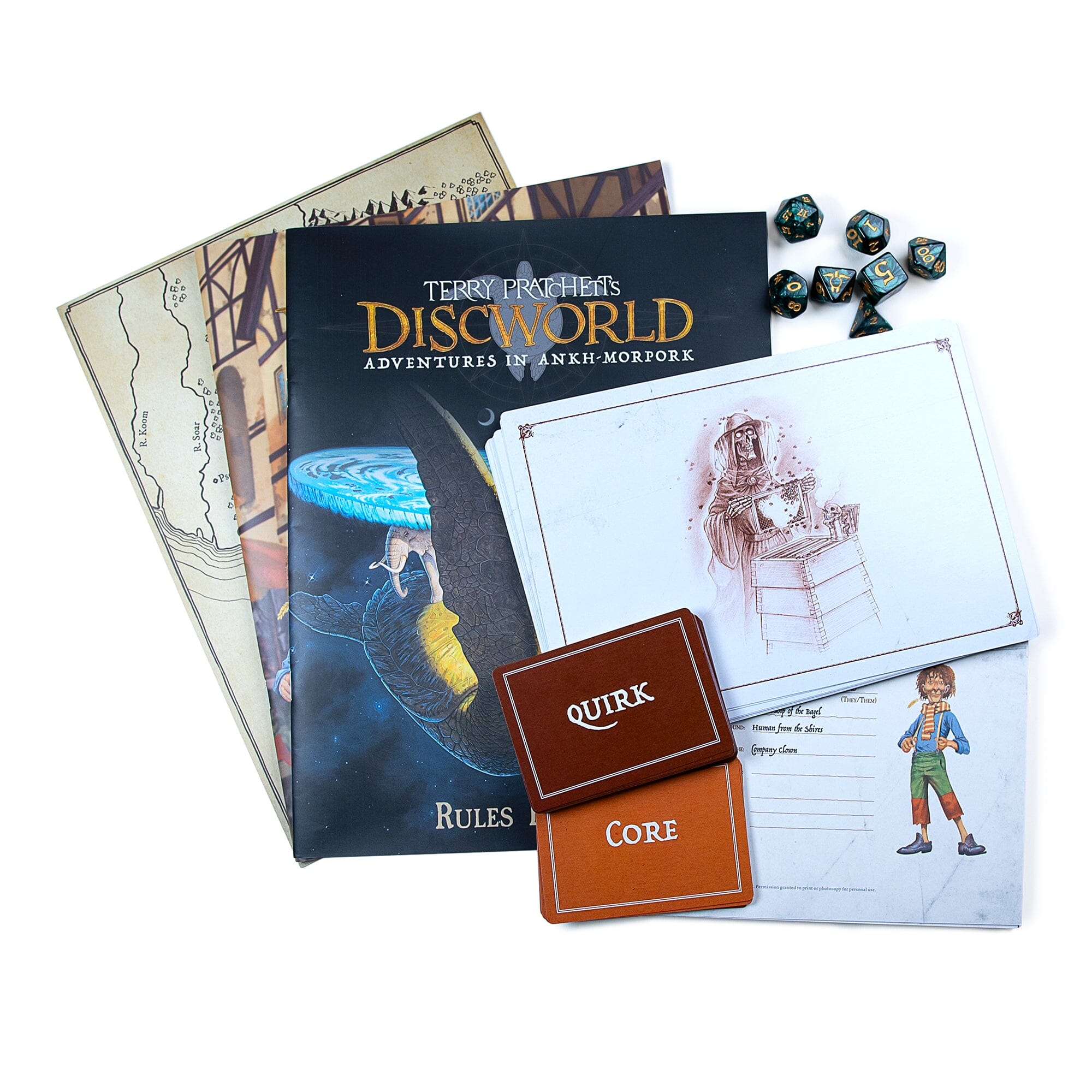 Modiphius Discworld Adventures in Ankh-Morpork Starter Set gioco di ruolo