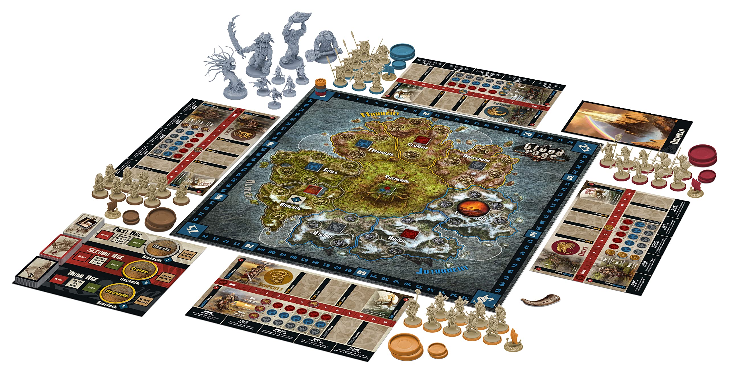 Asmodee Blood Rage Gioco da Tavolo 2-4 Giocatori Vichinghi