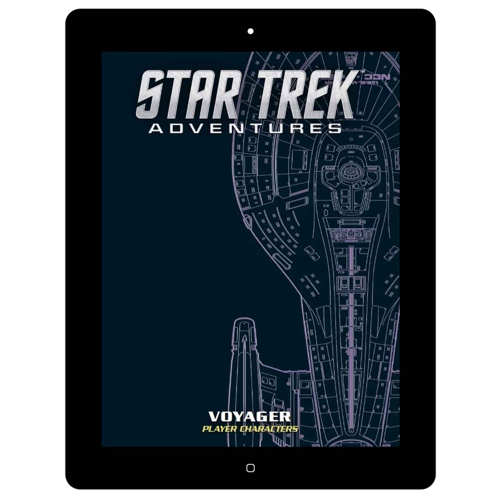 Modiphius Star Trek Adventures Voyager personaggi PDF 19 pagine