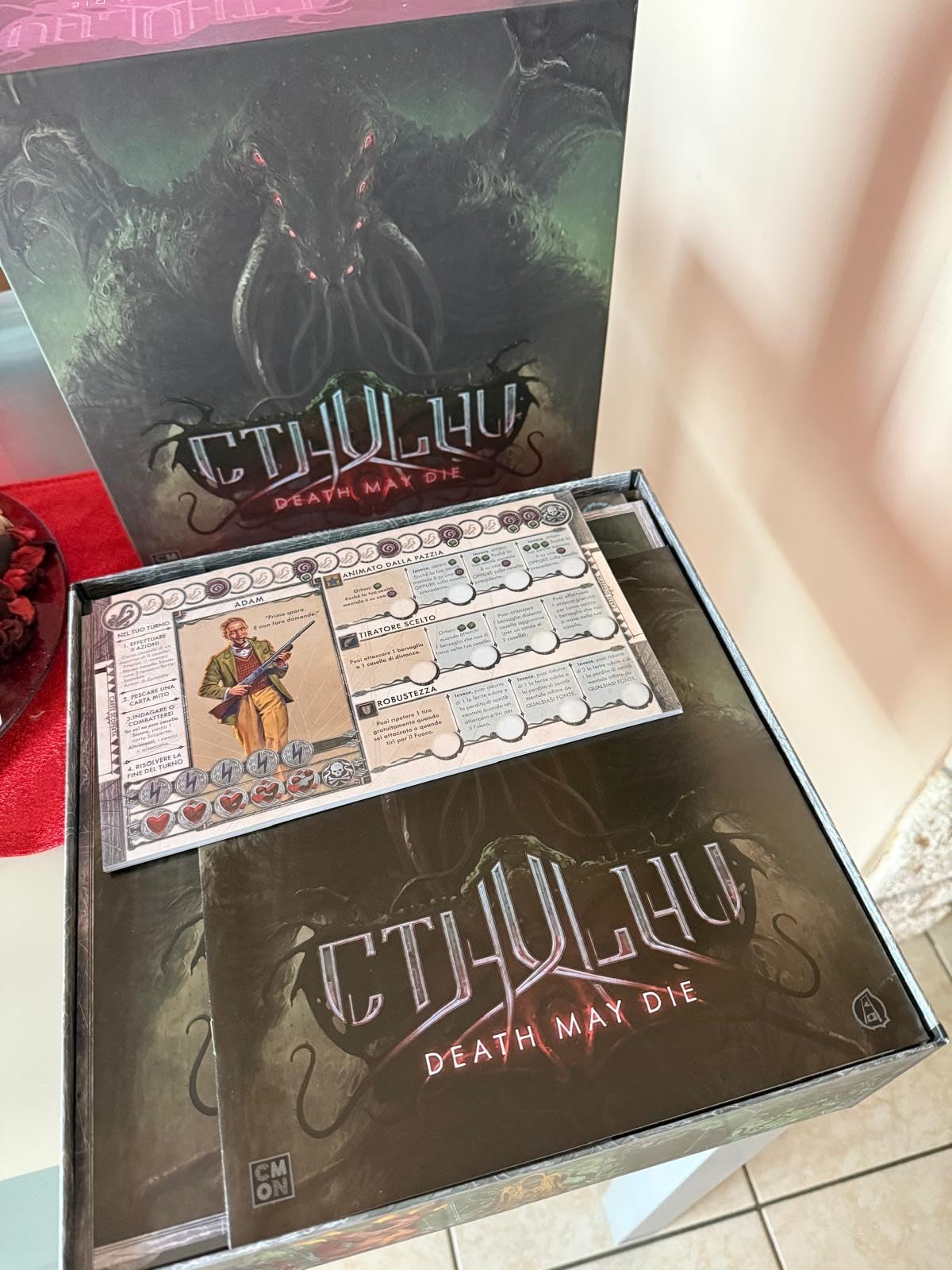 Asmodee Cthulhu Death May Die gioco tavolo 1-5 giocatori italiano