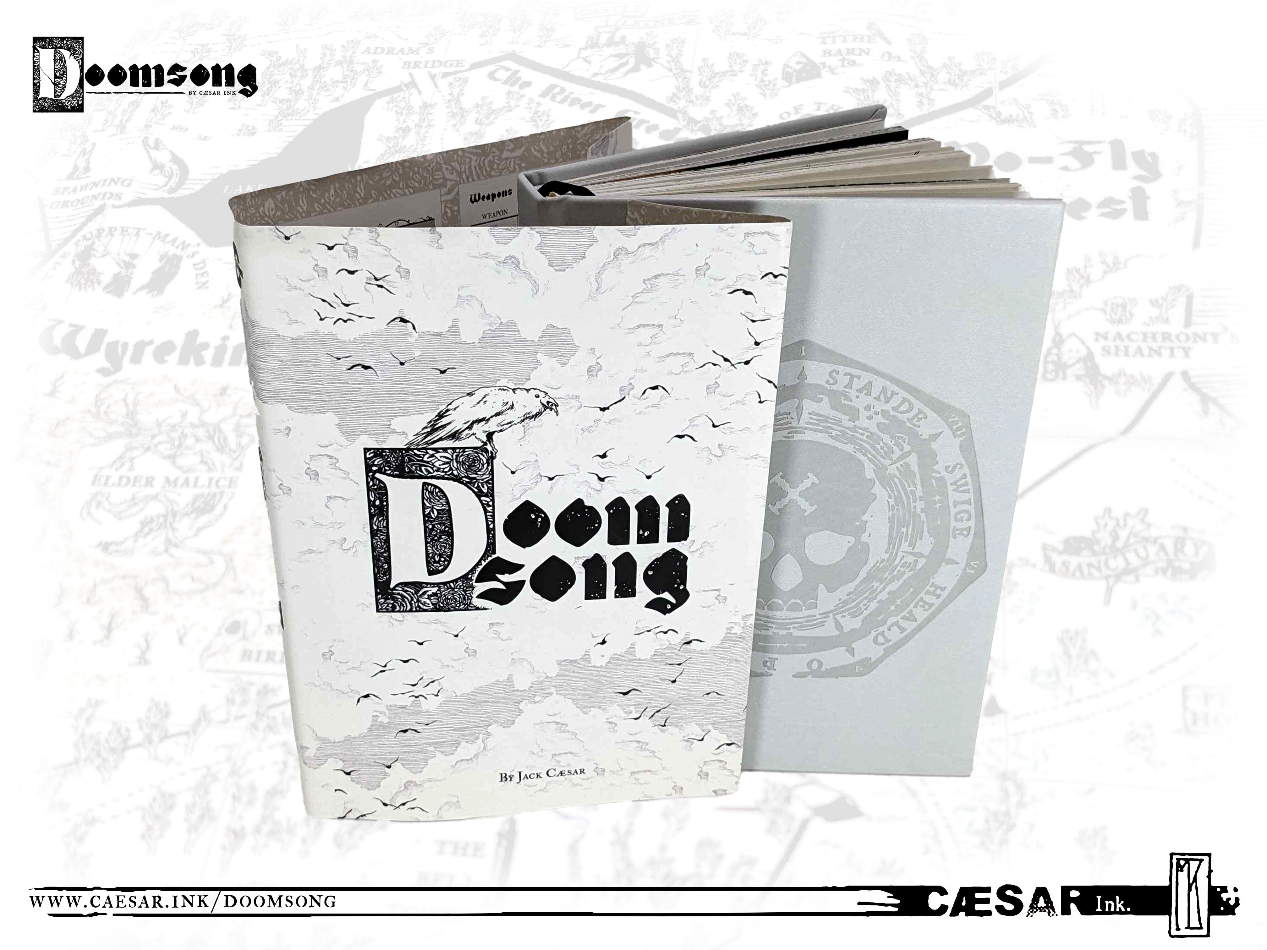 Modiphius Doomsong manuale gioco di ruolo copertina rigida 300 pagine