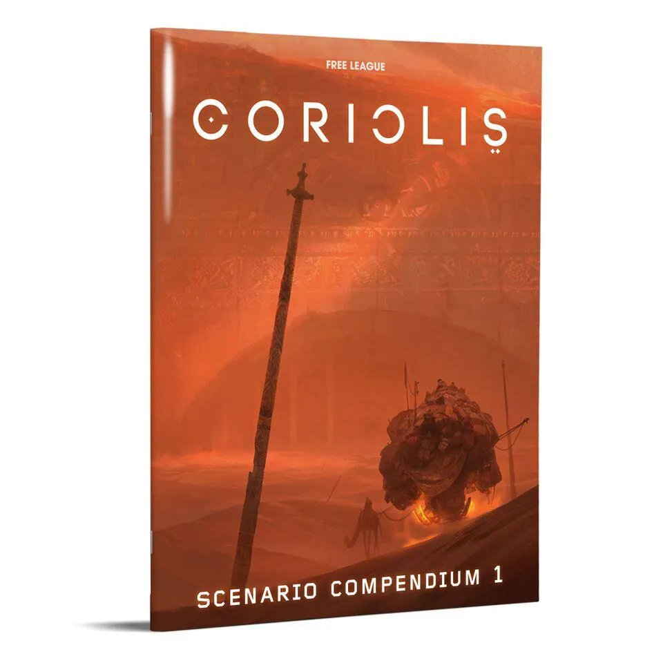 Free League Coriolis Compendio Scenari 1 manuale GDR 48 pagine