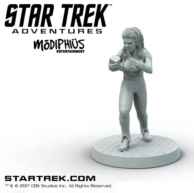 Star Trek Adventures Deanna Troi miniatura STL 32mm TNG