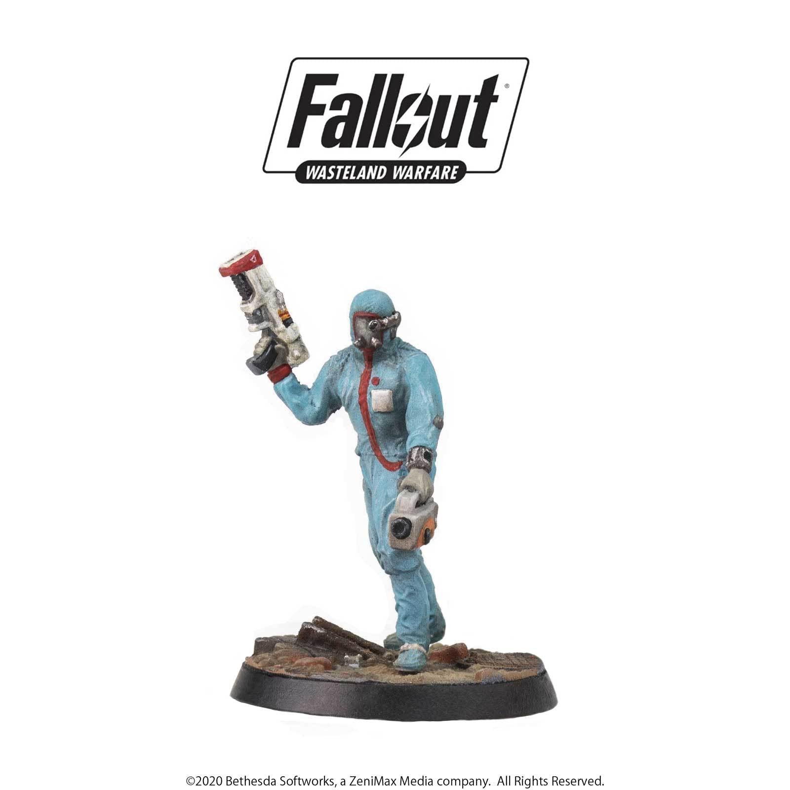Modiphius Fallout Wasteland Warfare Institute Core Box 8 miniature