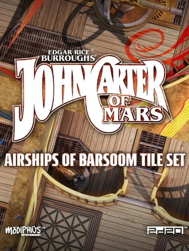 Modiphius John Carter Airships of Barsoom set tile mappa