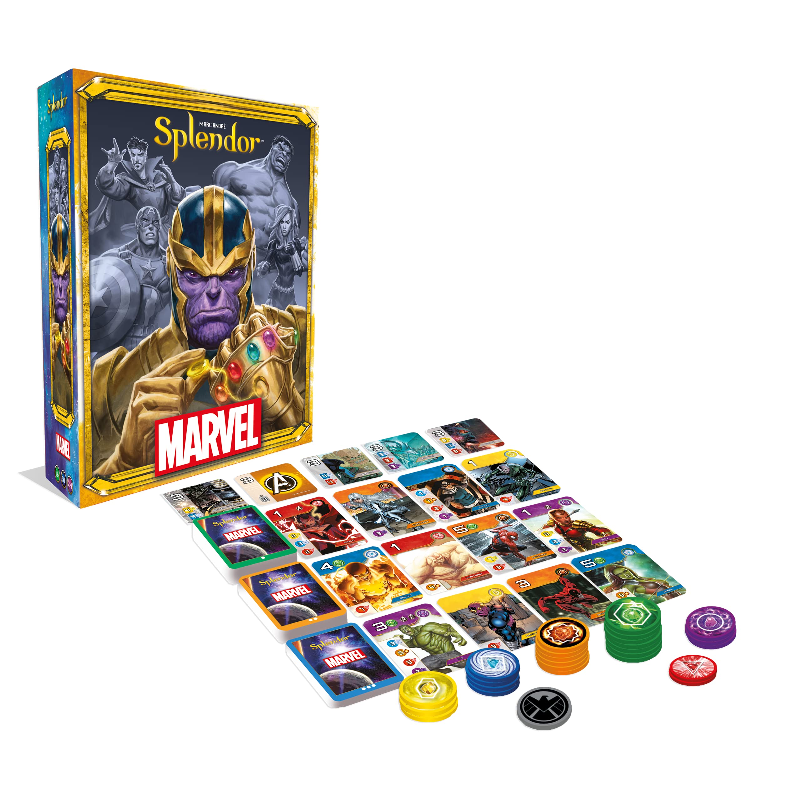 Asmodee Splendor Marvel gioco tavolo strategia supereroi