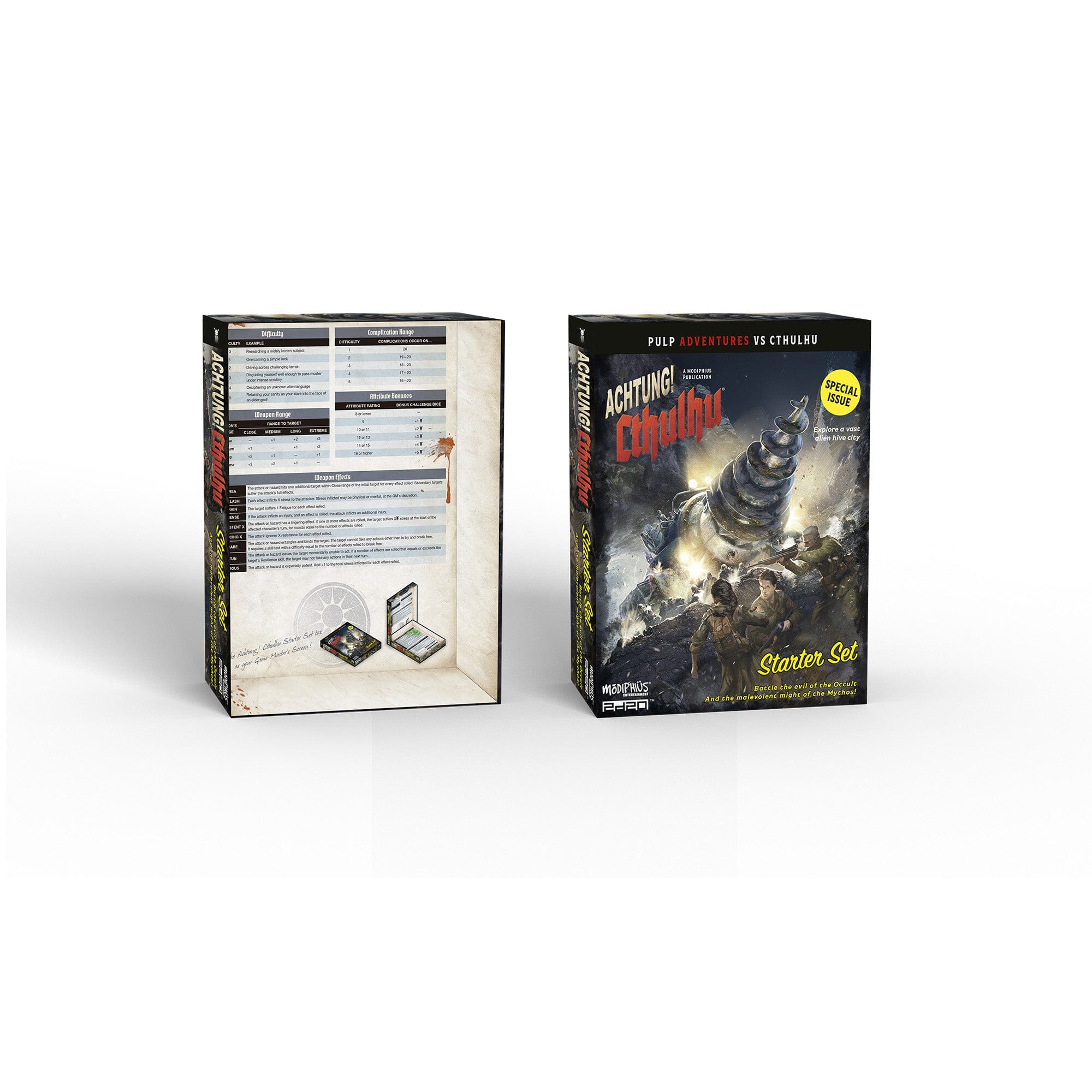 Modiphius Achtung! Cthulhu 2d20 Starter Set gioco di ruolo