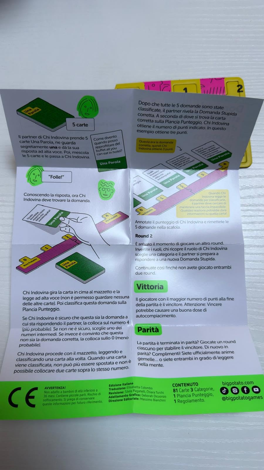 Asmodee Domande Stupide per Partner carte da gioco per coppie