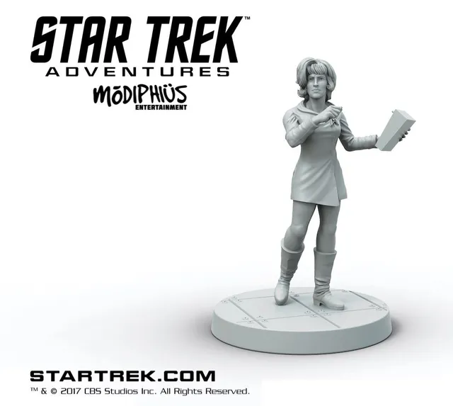 Modiphius Star Trek TOS Chapel Christine file STL 32mm