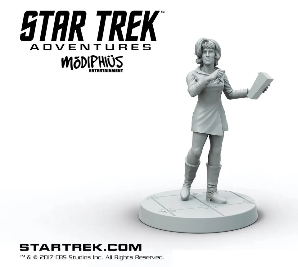 Modiphius Star Trek TOS Chapel Christine file STL 32mm