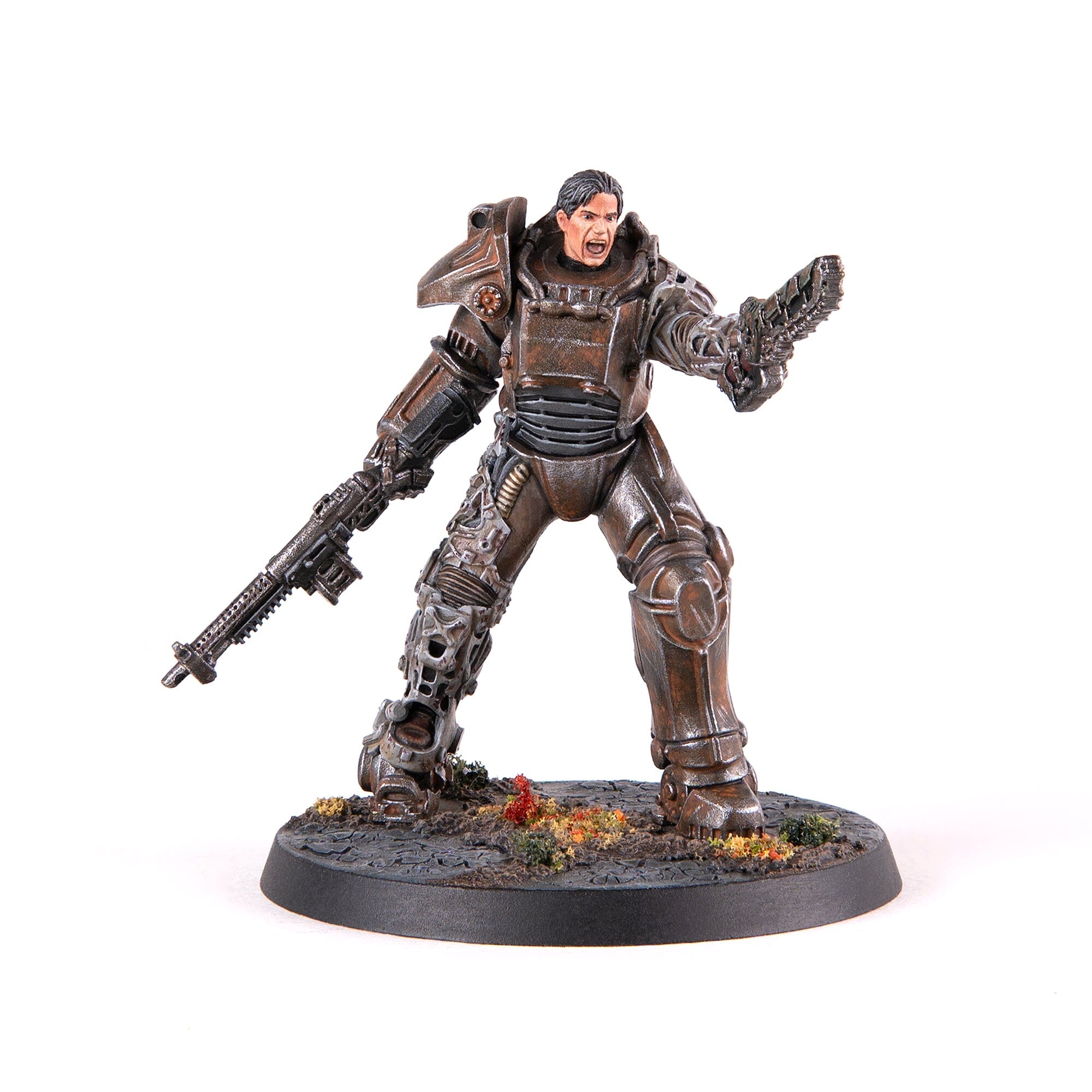 Modiphius Fallout Factions Sole Survivor T-45 miniatura resina 32mm
