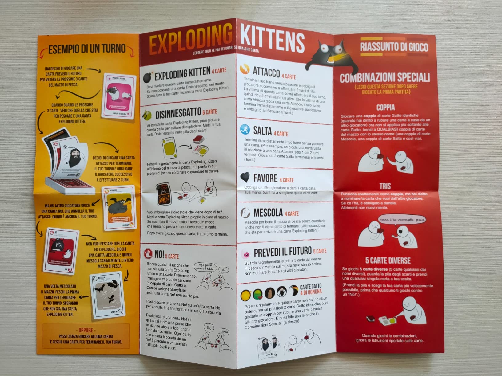 Asmodee Exploding Kittens gioco di carte base 2-5 giocatori