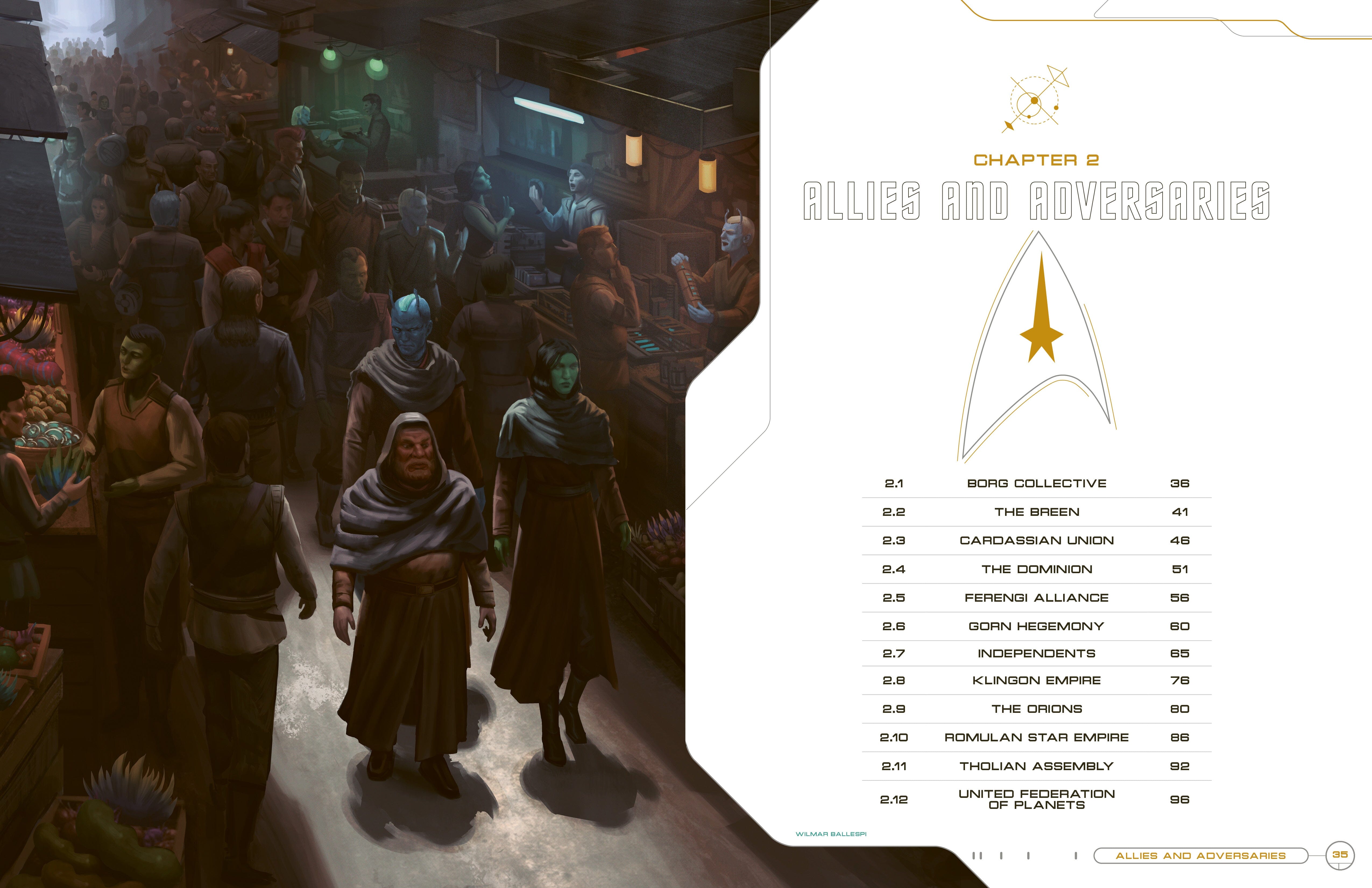 Star Trek Adventures Allies and Adversaries sourcebook pdf 128 pagine
