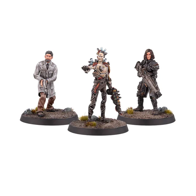 Modiphius Fallout Factions Arcadia Renegades miniatura resina