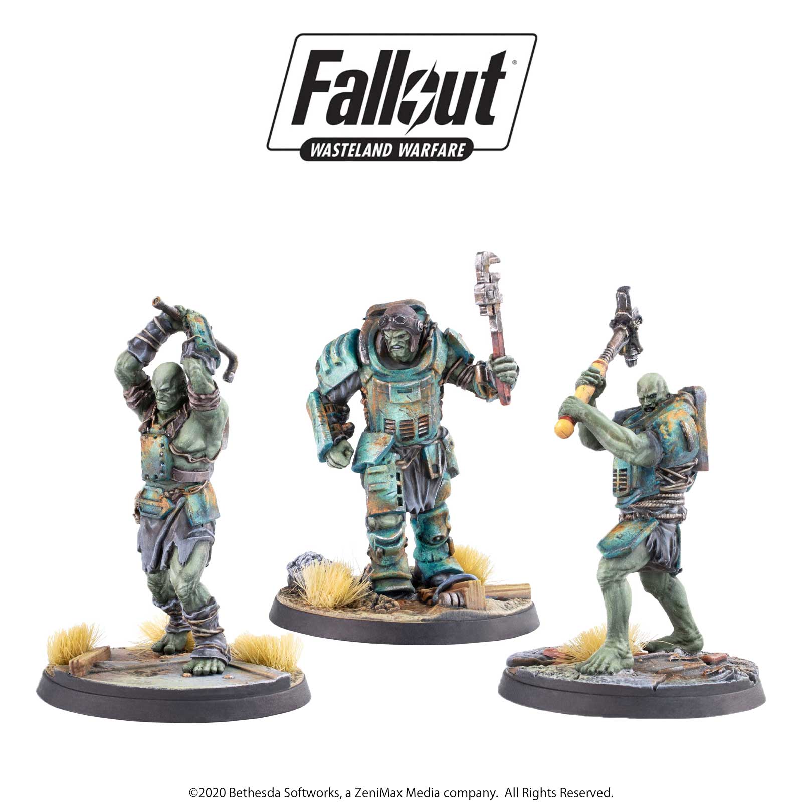 Modiphius Fallout Flesh and Metal Bundle miniature Wave 3