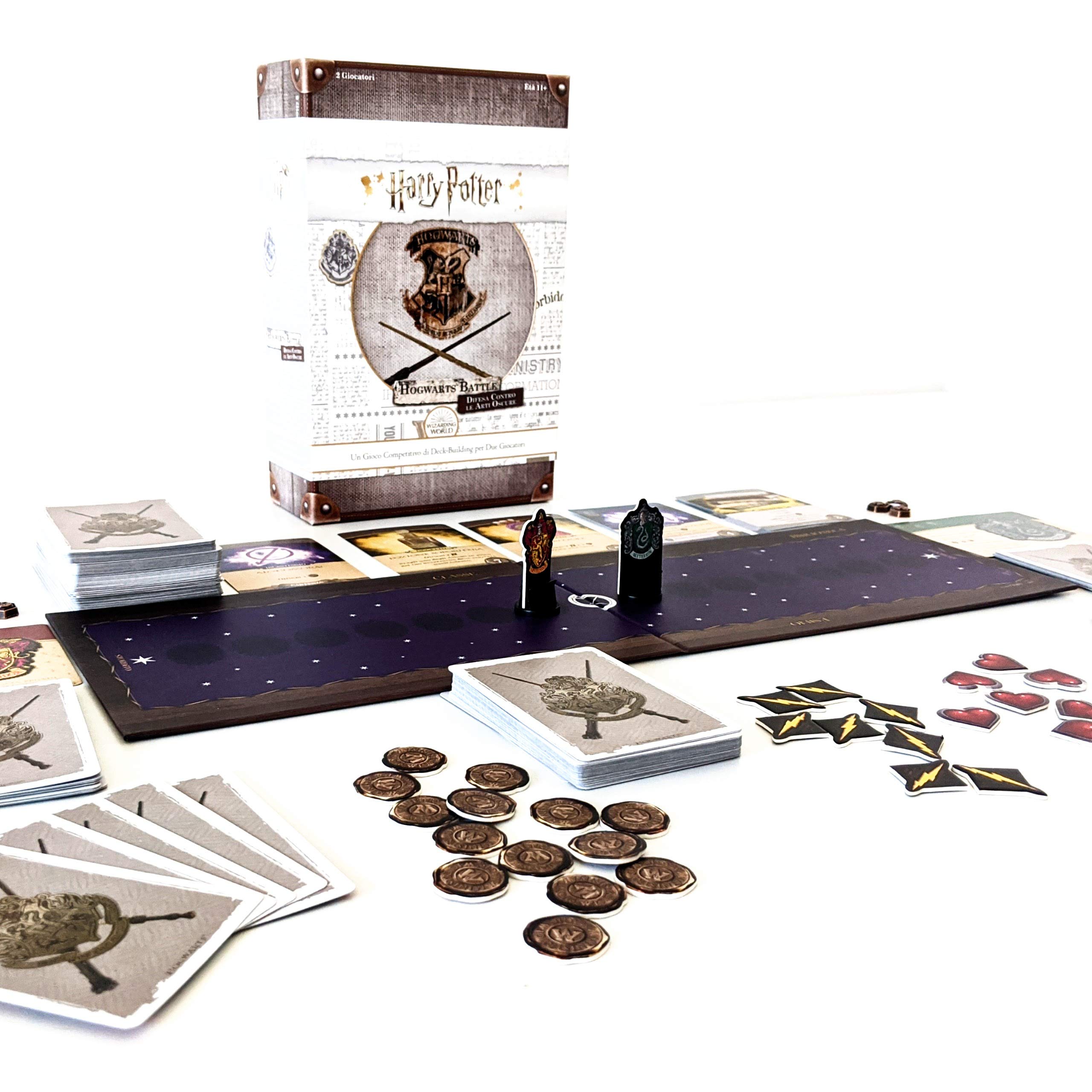 Asmodee Harry Potter Hogwarts Battle Gioco Carte Duello 2 Gioc