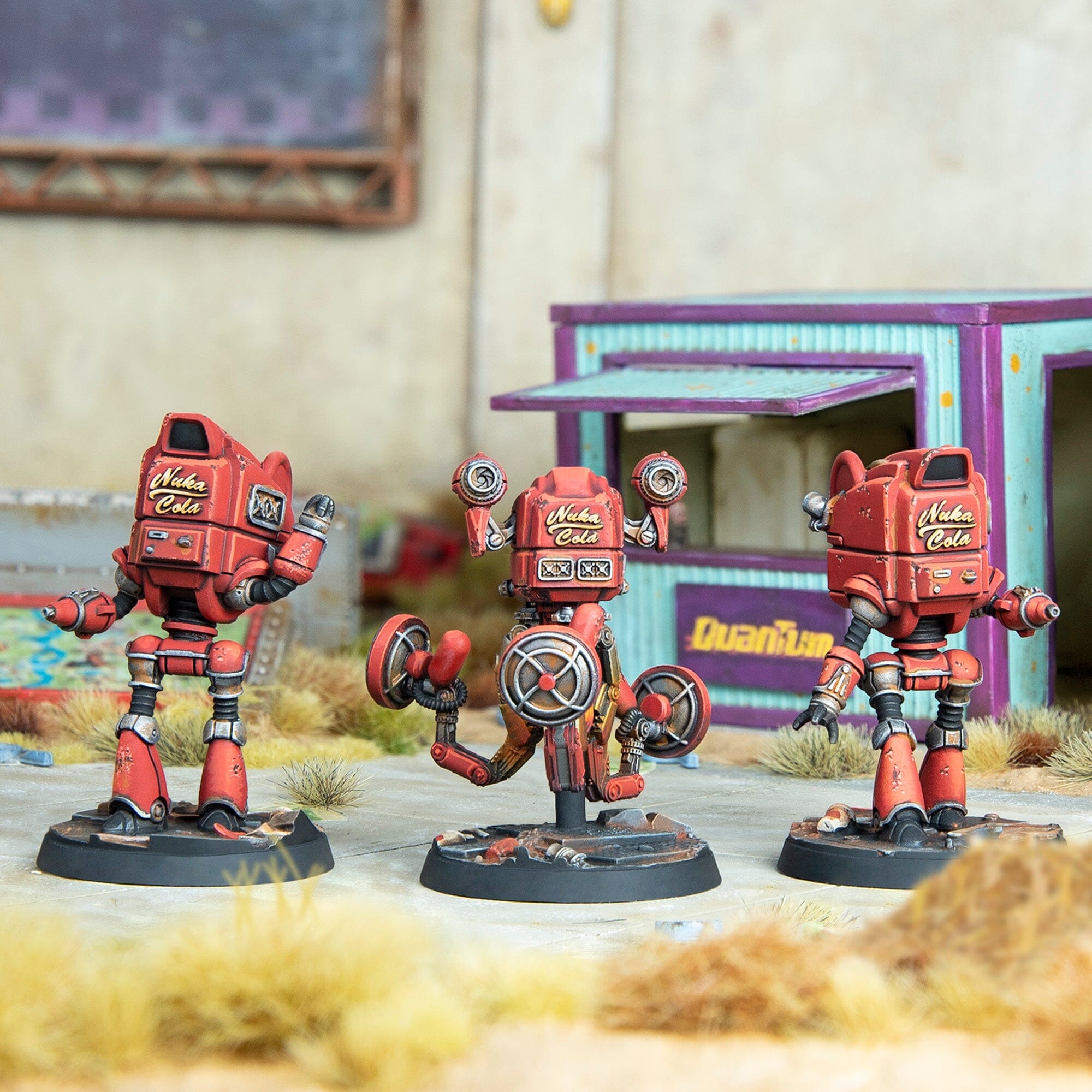 Modiphius Fallout Starlight Theatre Staff set miniature 3 pz