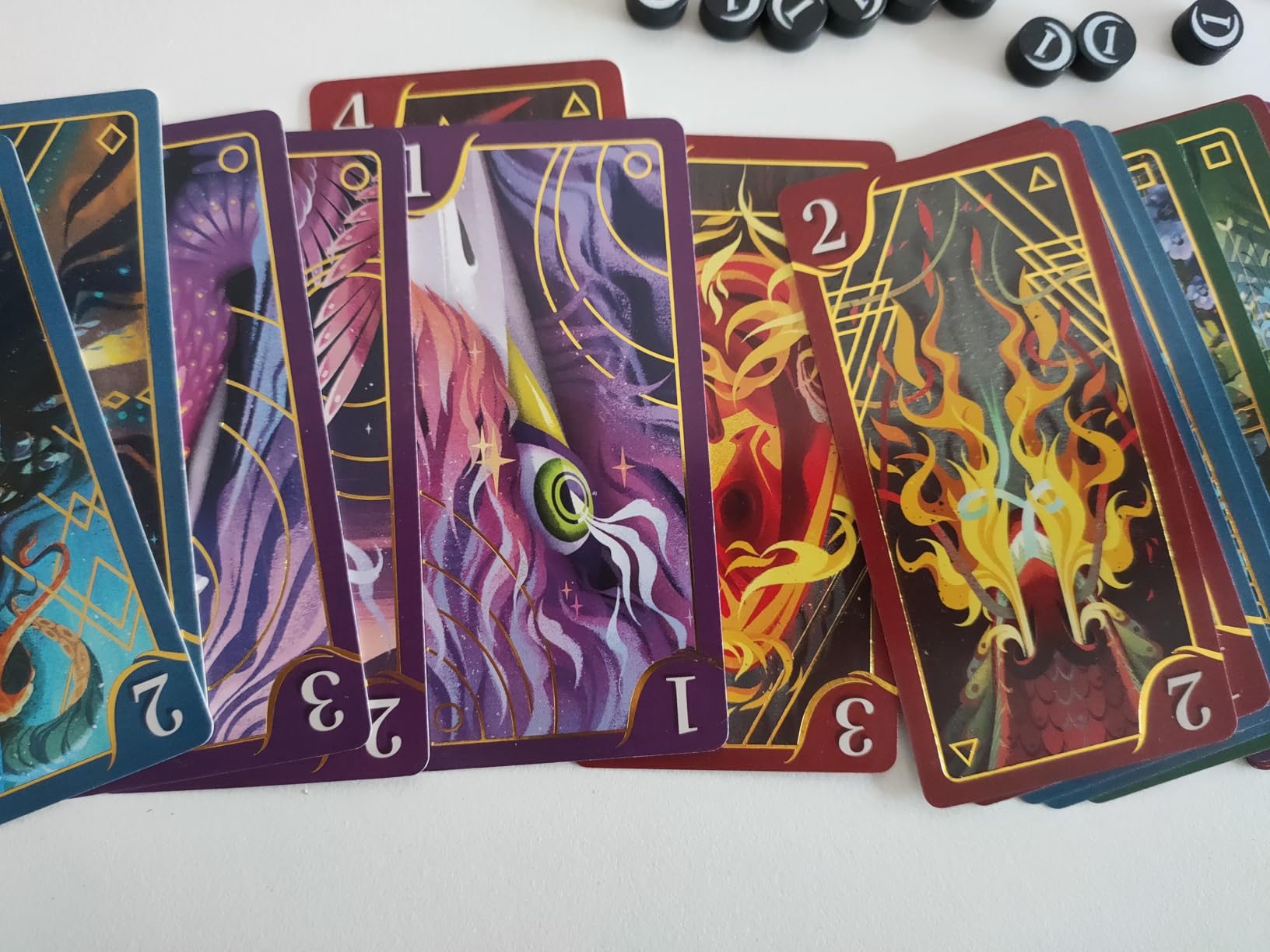 Asmodee Mythicals gioco carte duello 2 giocatori italiano