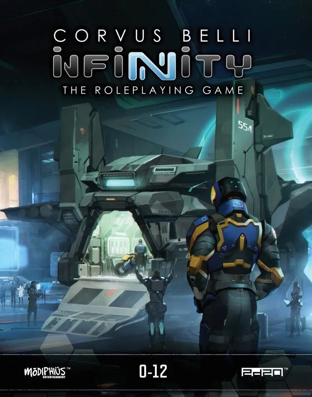 Modiphius Infinity 0-12 Files supplemento libro 123pp