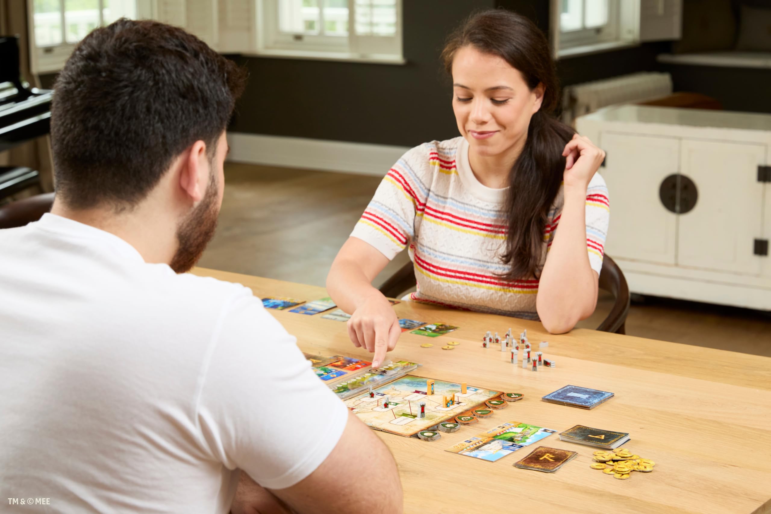 Asmodee Signore degli Anelli Duel for Middle-Earth gioco tavolo 2 giocatori