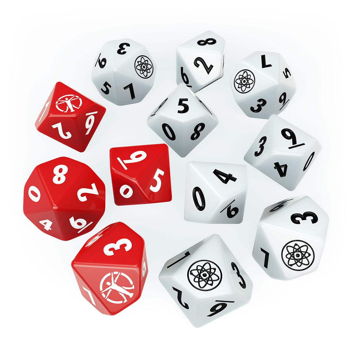 Modiphius Fallout Factions Set Dadi The Institute 12 dadi d10