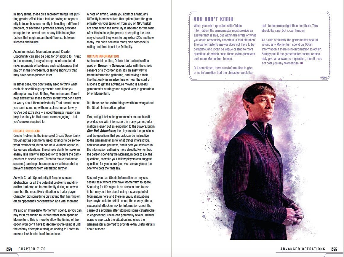 Modiphius Star Trek Adventures Player's Guide manuale 264 p.