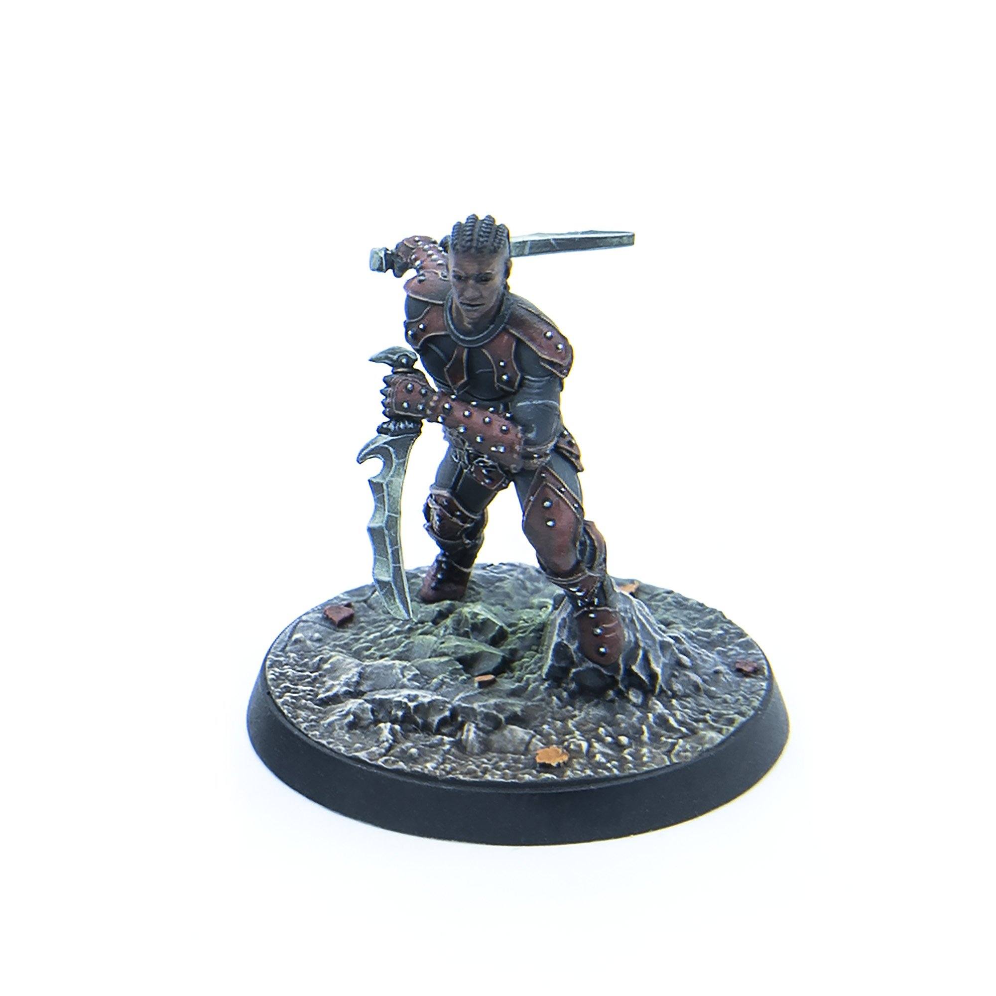 Modiphius Elder Scrolls Call to Arms Dark Brotherhood Aspirants miniature resina