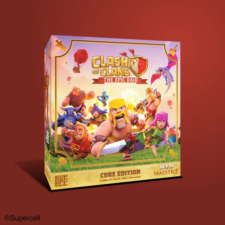 Maestro Media Strategy Clash of Clans Epic Raid gioco tavolo Core Edition