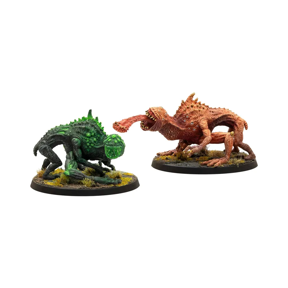 Modiphius Fallout Miniatures Cryptids Snallygasters resina 32mm