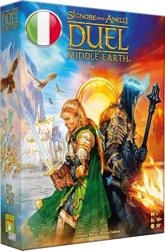 Asmodee Signore degli Anelli Duel for Middle-Earth gioco tavolo 2 giocatori