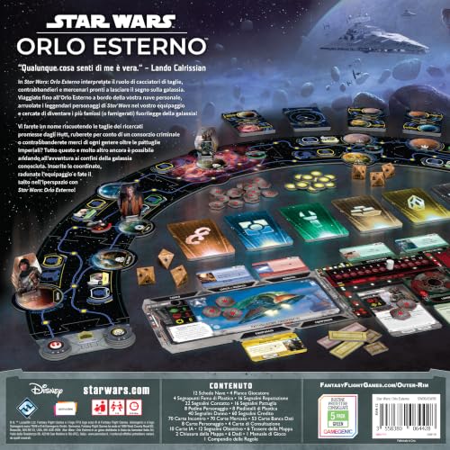 Asmodee Star Wars Orlo Esterno gioco da tavolo base 1-4 giocatori