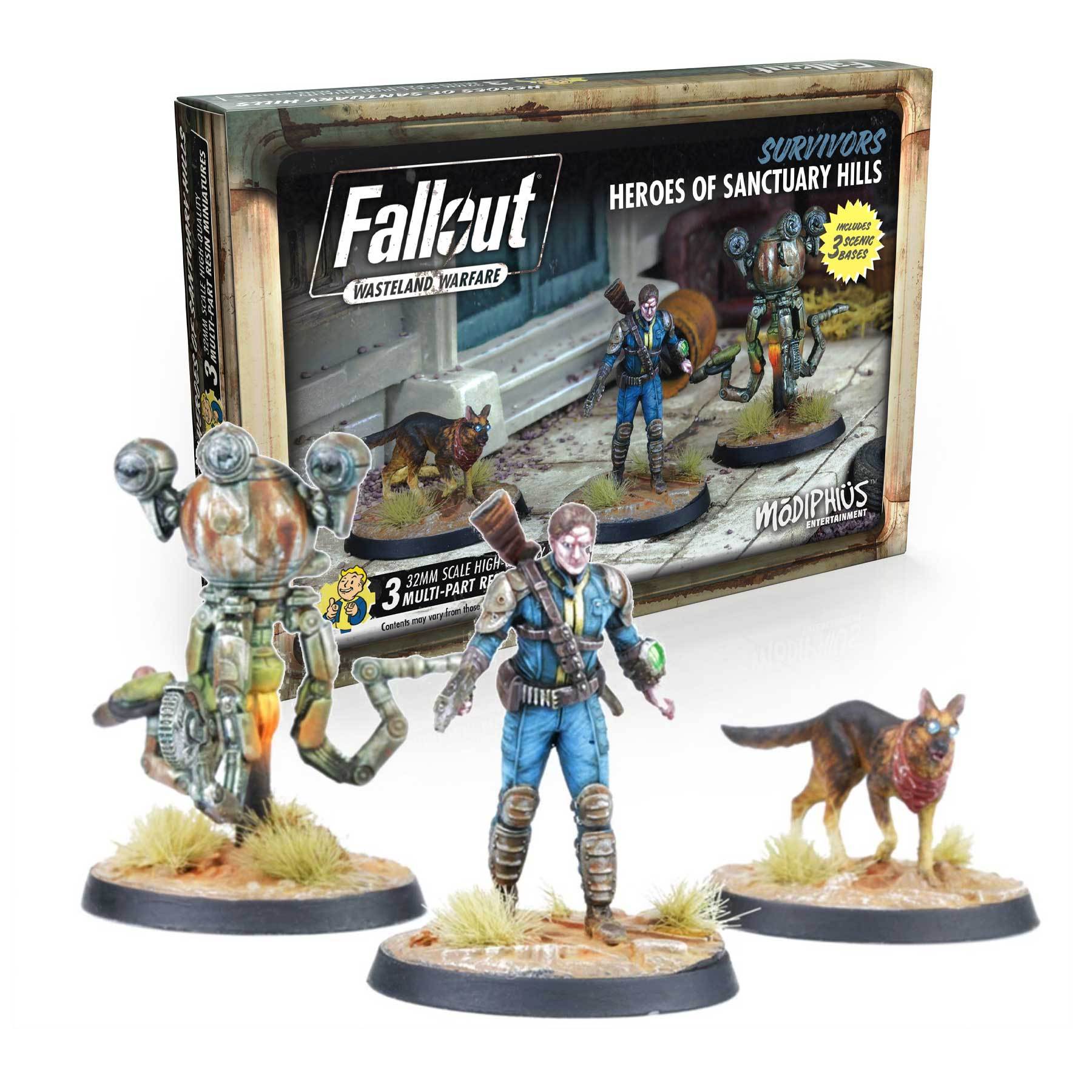 Modiphius Fallout Wasteland Warfare Heroes Sanctuary Hills 3 miniature