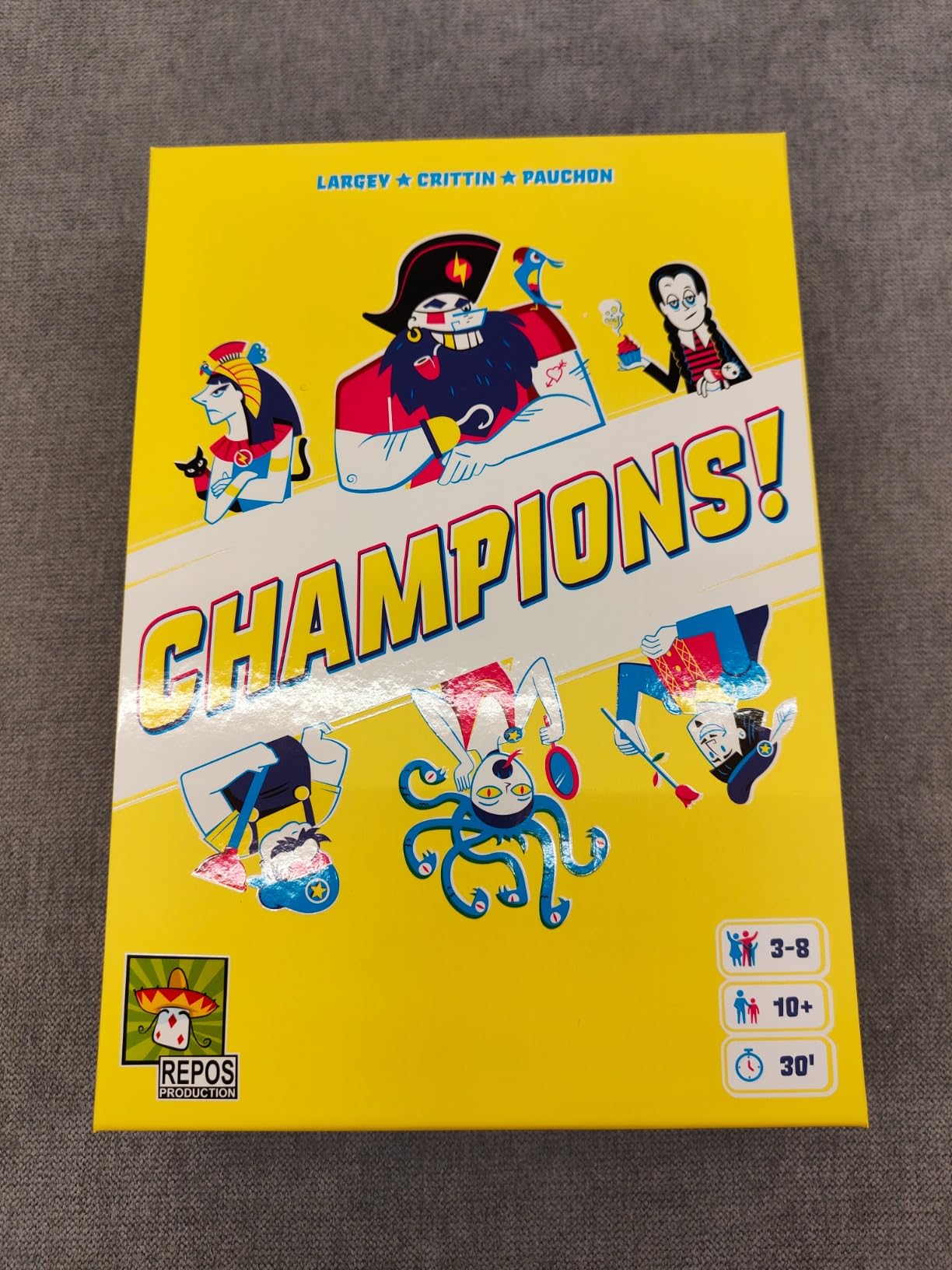 Asmodee Champions! party game edizione italiana 3-8 giocatori