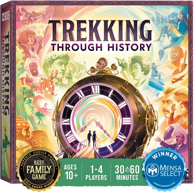 Trekking Through History gioco da tavolo viaggio storia