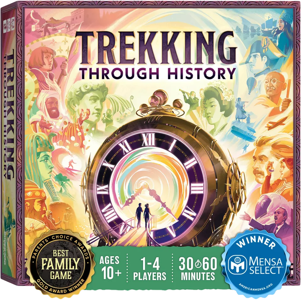 Trekking Through History gioco da tavolo viaggio storia