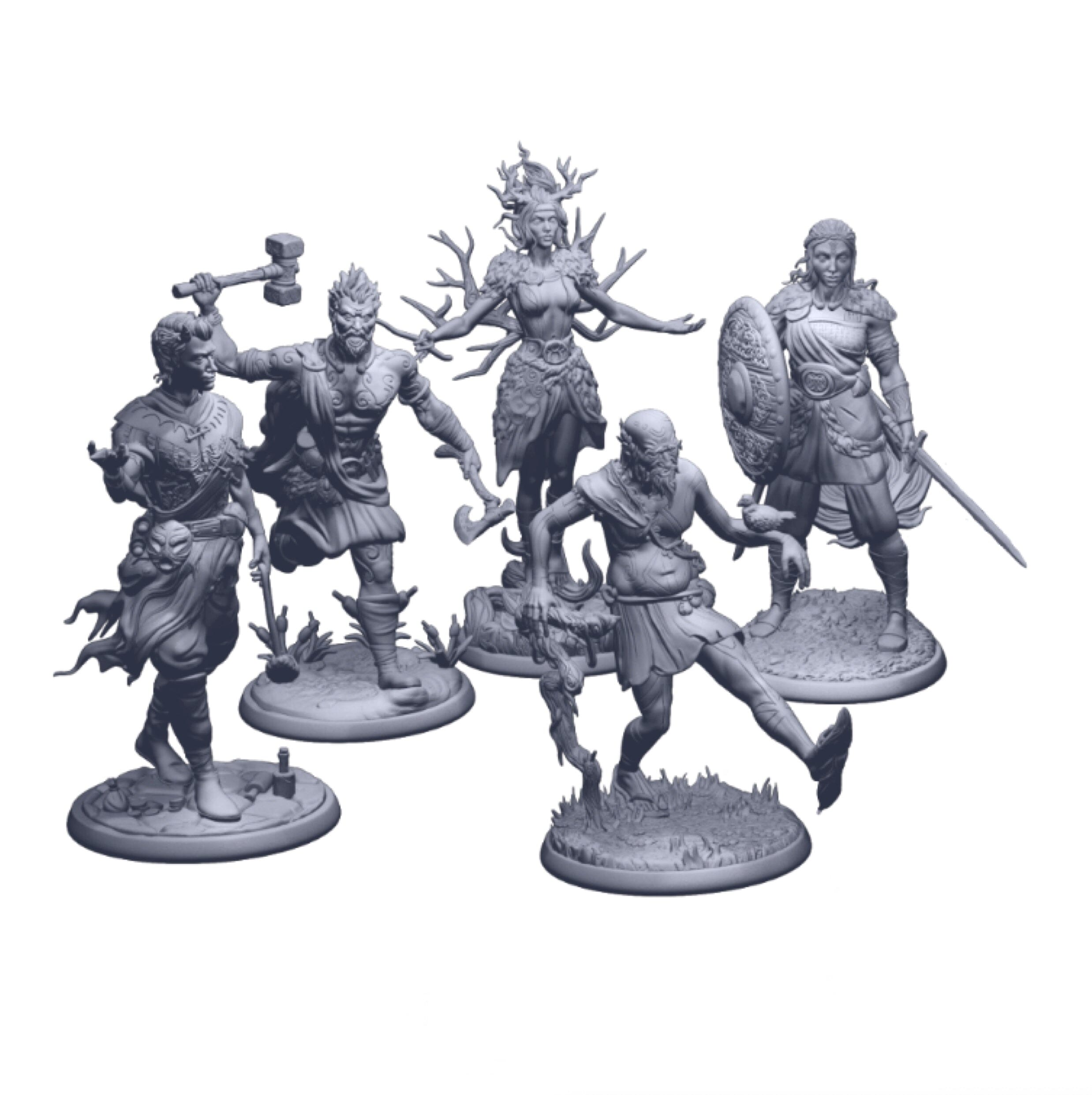 Modiphius Legends of Avallen Faeseekers Fae File STL 10 Miniature