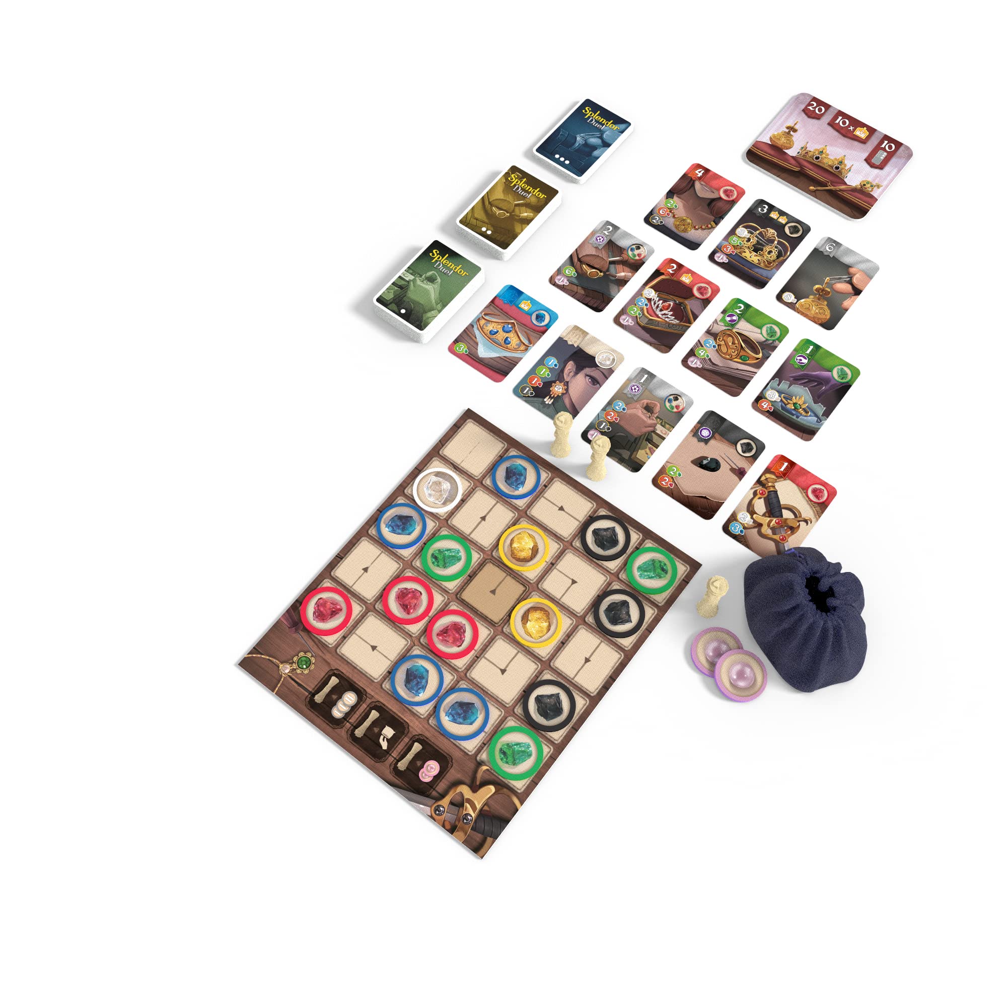 Asmodee Splendor Duel gioco da tavolo Gioco base per 2 giocatori