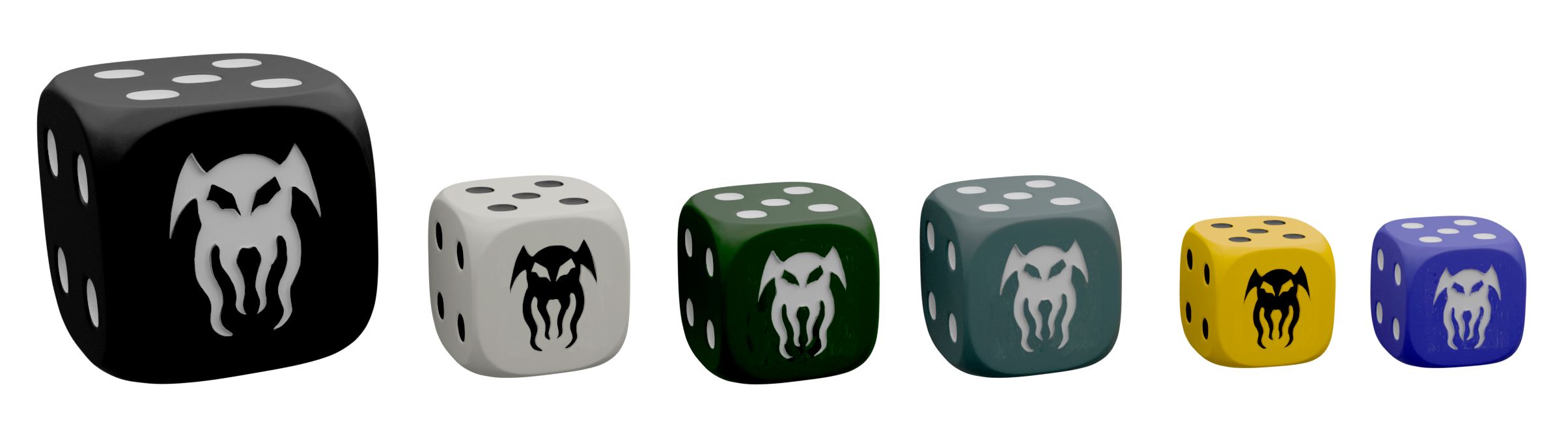 Modiphius Cohors Cthulhu Tactics Dice Pack set dadi D6
