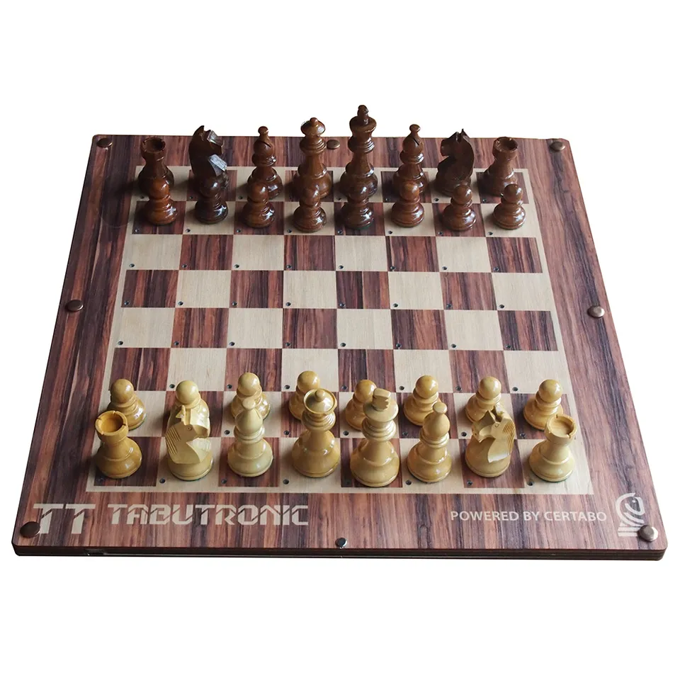 Tabutronic Cerno 35 Scacchiera Elettronica Legno Macassar 35mm