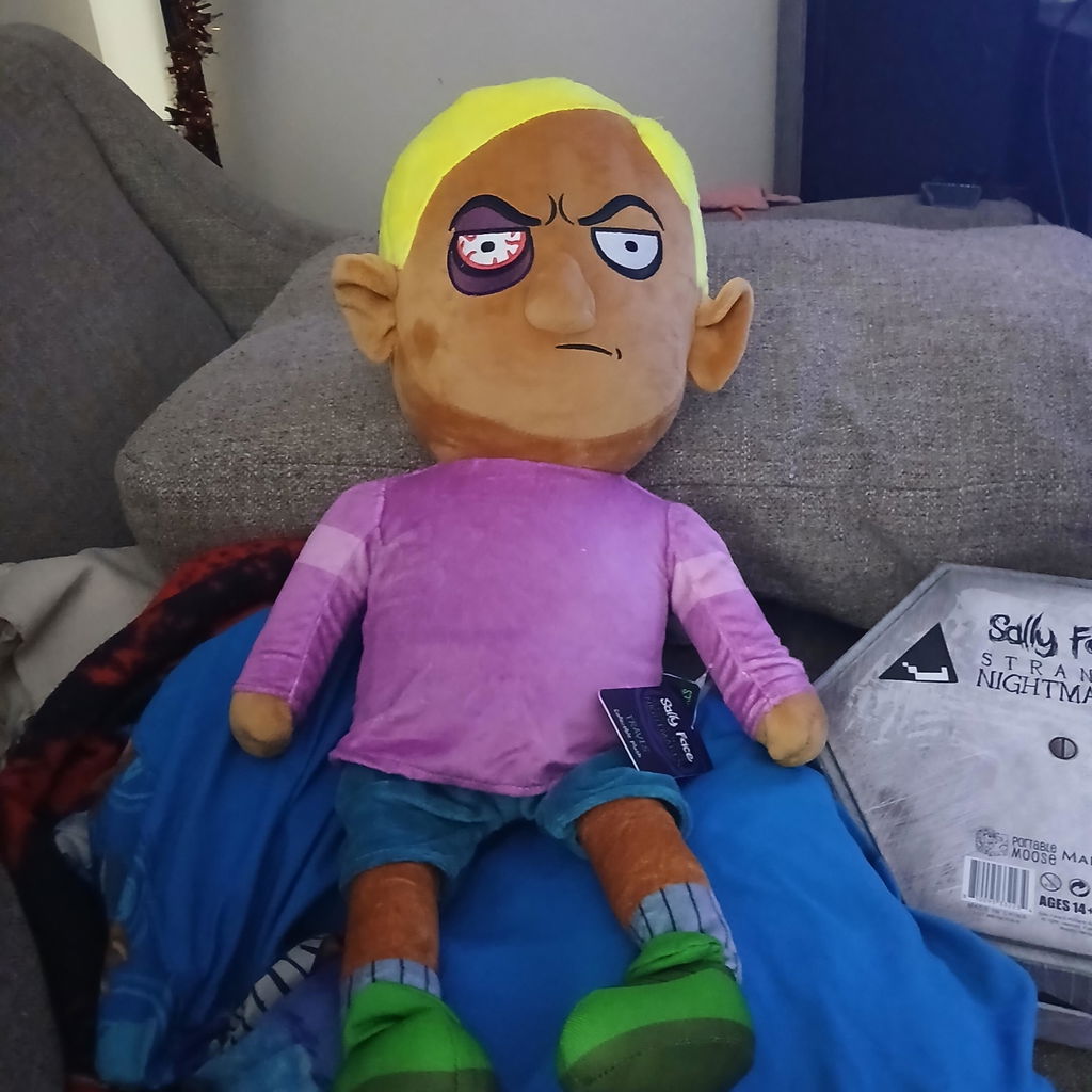 Maestro Media Plush Sally Face Travis peluche 10 pollici morbido