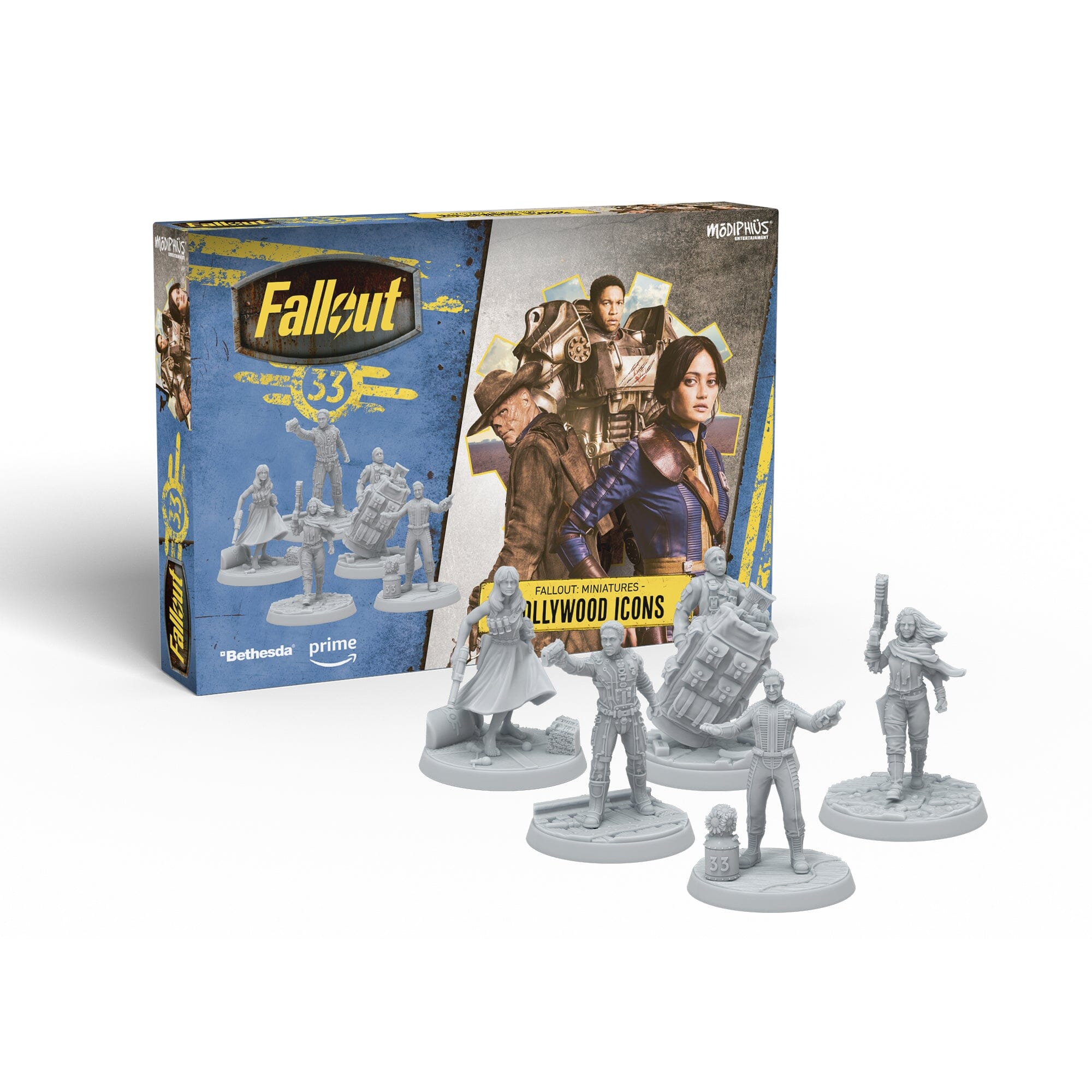 Modiphius Fallout Miniature Hollywood Icons Set Resina 32mm