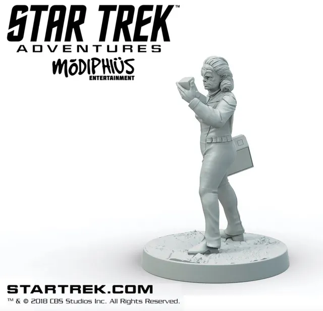 Modiphius Star Trek Adventures TNG Tellarite Femmina Miniatura STL 32mm
