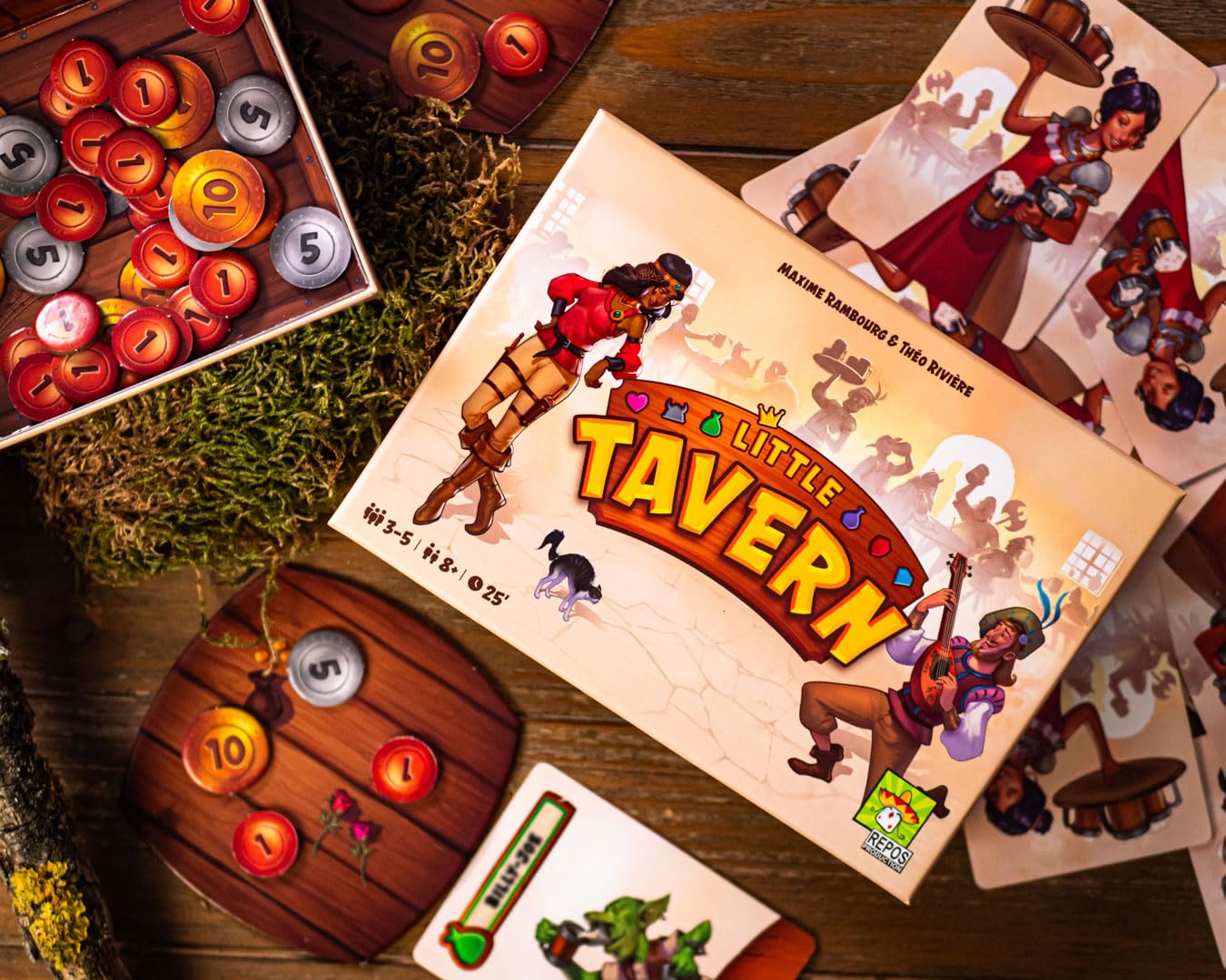 Asmodee Little Tavern gioco da tavolo italiano 3-5 giocatori