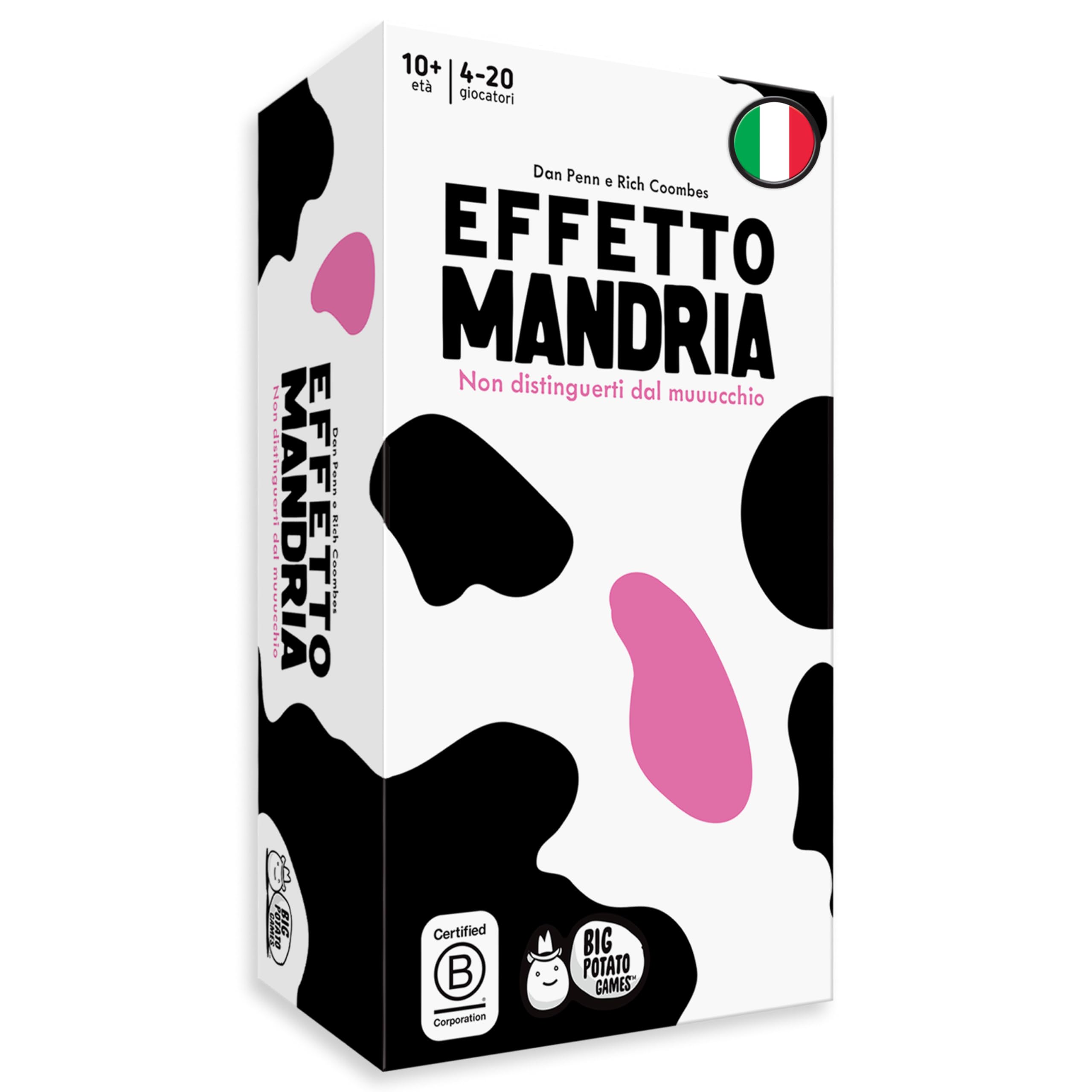 Asmodee Effetto Mandria party game carte pezzato italiano 4-20 giocatori