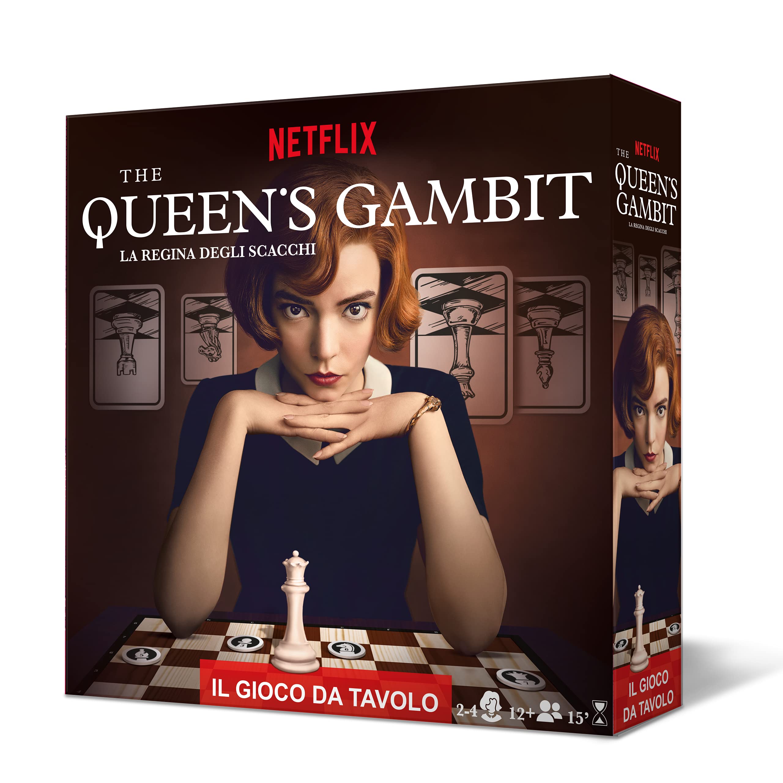 Asmodee Queen's Gambit Regina Scacchi gioco tavolo 2-4 giocatori