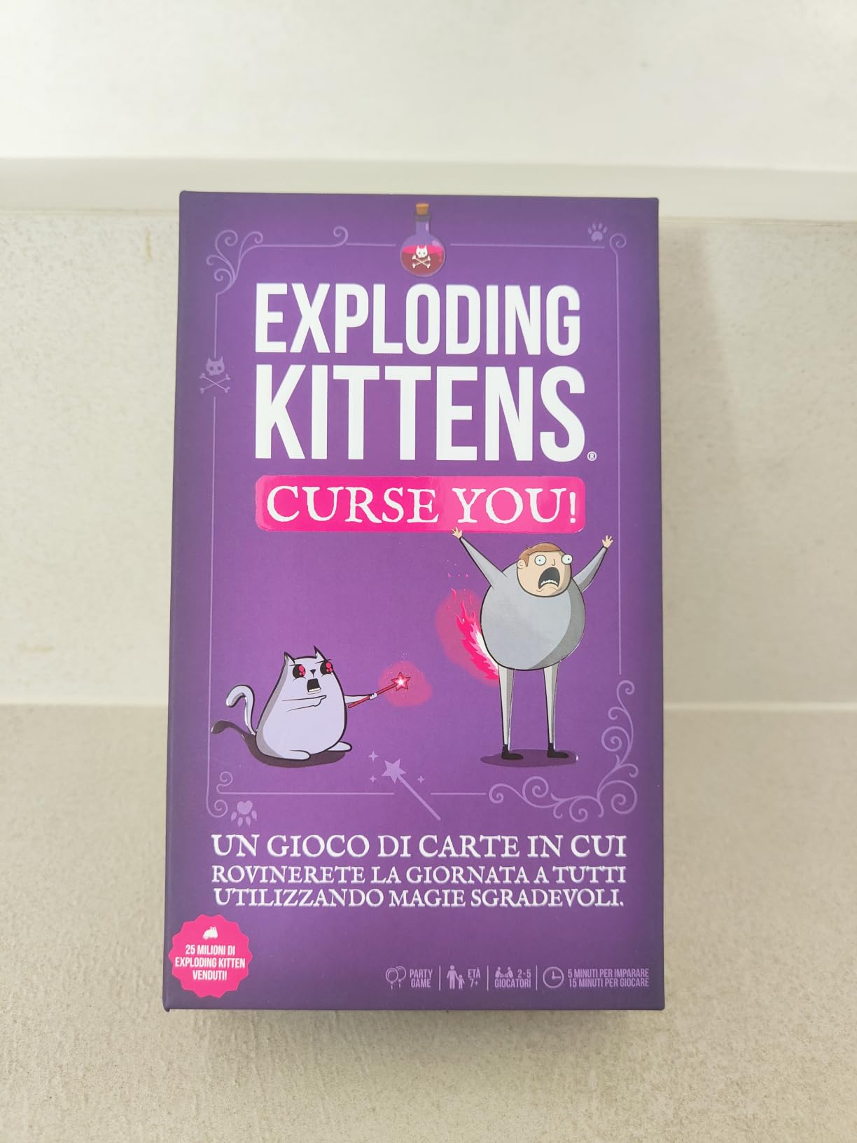 Exploding Kittens Curse You gioco di carte party 2-5 giocatori