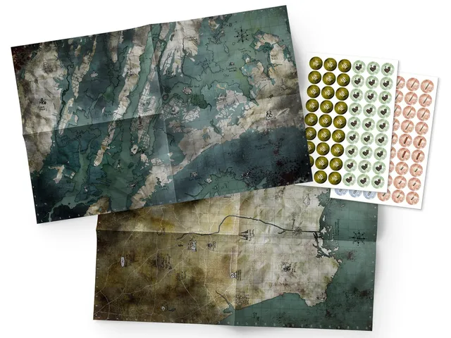 Mutant Year Zero Maps Markers Pack mappe segnalini